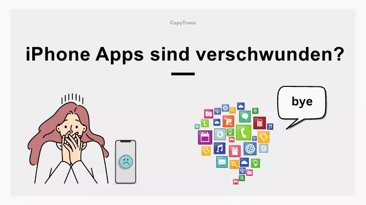 Apps auf Startbildschirm verschwunden