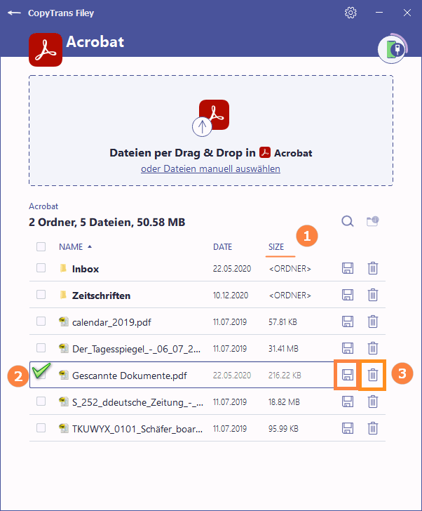 Dokumente und daten von Apps löschen iPhone