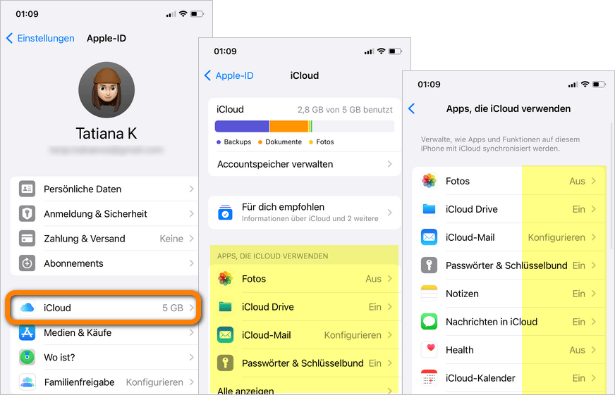 iPad mit iPhone synchronisieren