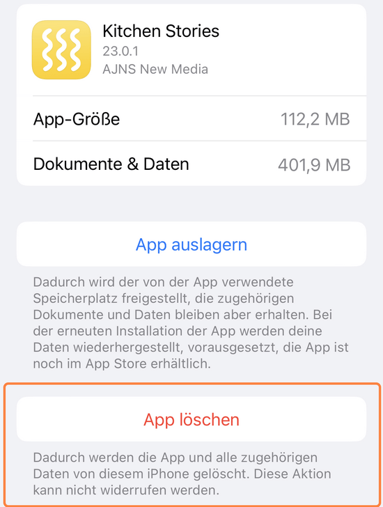 iPhone-Speicher bereinigen App