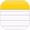 Apple Notizen Symbol  