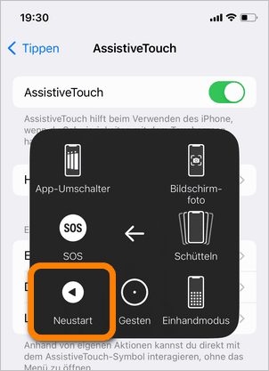 iPhon ausschalten geht nicht