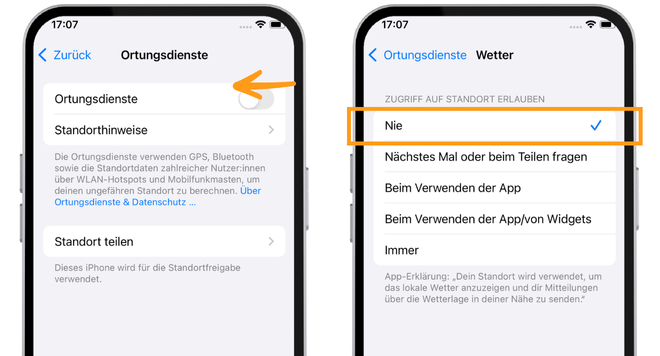 iPhone 15 Akku schnell leer Einstellungen ändern