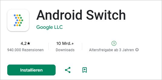 Android Switch App Anleitung