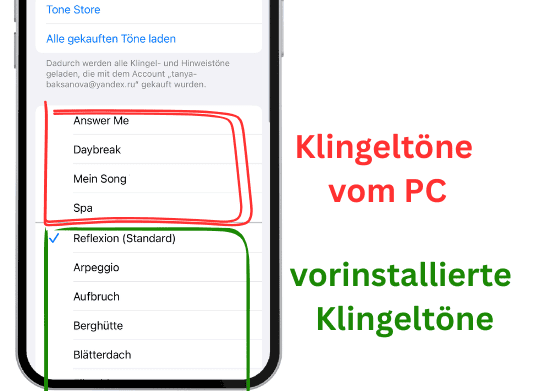 Klingelton ändern iPhone Einstellungen