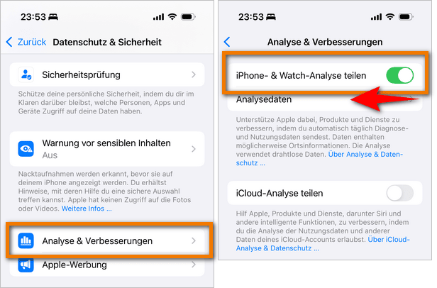 Systemdaten löschen iPhone Schritte