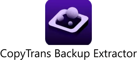 CopyTrans Backup Extractor Logo mit dem Namen des Programms